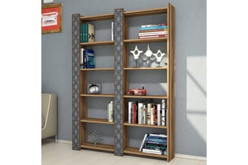 Hovdane Bokhylla 124 cm - Brun - Förvaring - Hyllor - Bokhylla
