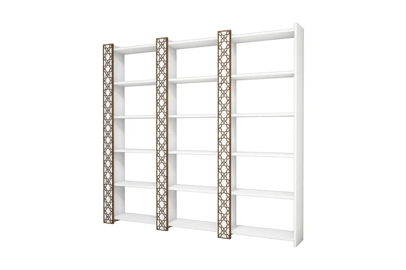 Hovdane Bokhylla 184 cm, Vit