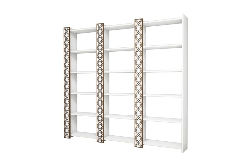 Hovdane Bokhylla 184 cm, Vit