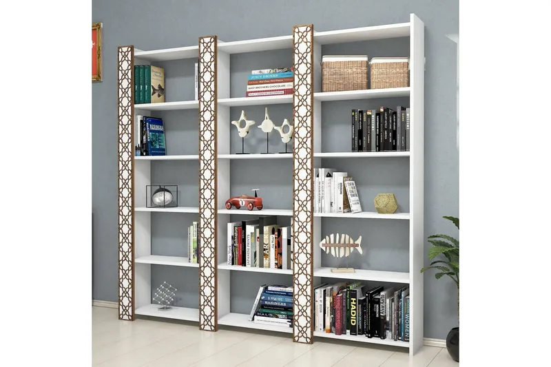 Hovdane Bokhylla 184 cm - Vit - Förvaring - Hyllor - Bokhylla