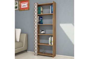 Hovdane Bokhylla 64 cm - Brun/Vit - Förvaring - Hyllor - Bokhylla