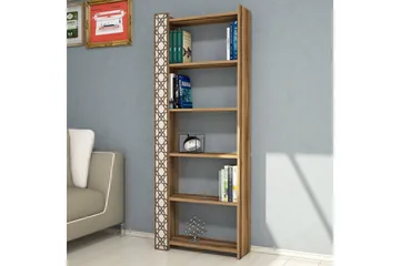 Hovdane Bokhylla 64 cm - Brun/Vit - Förvaring - Hyllor - Bokhylla