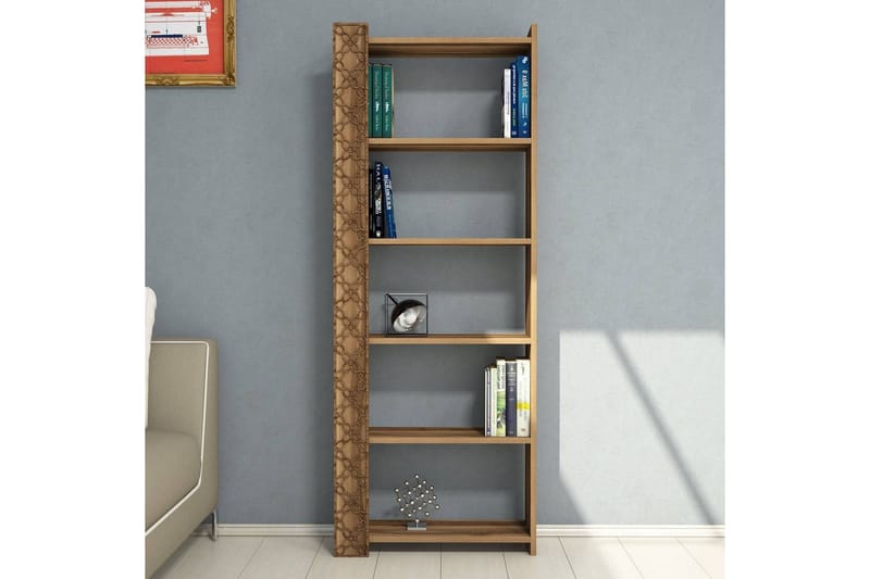 Hovdane Bokhylla 64 cm - Mörkbrun - Förvaring - Hyllor - Bokhylla