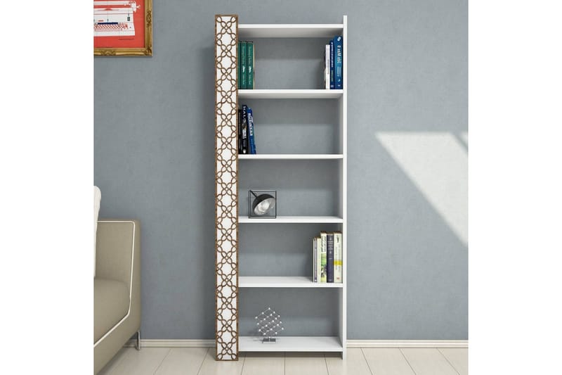 Hovdane Bokhylla 64 cm - Vit - Förvaring - Hyllor - Bokhylla