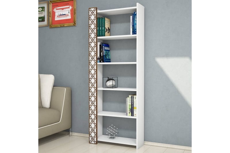 Hovdane Bokhylla 64 cm - Vit - Förvaring - Hyllor - Bokhylla