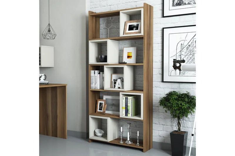 Hovdane Bokhylla 80 cm - Brun - Förvaring - Hyllor - Bokhylla