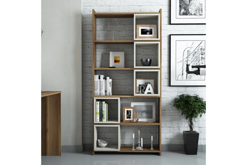 Hovdane Bokhylla 80 cm - Brun - Förvaring - Hyllor - Bokhylla