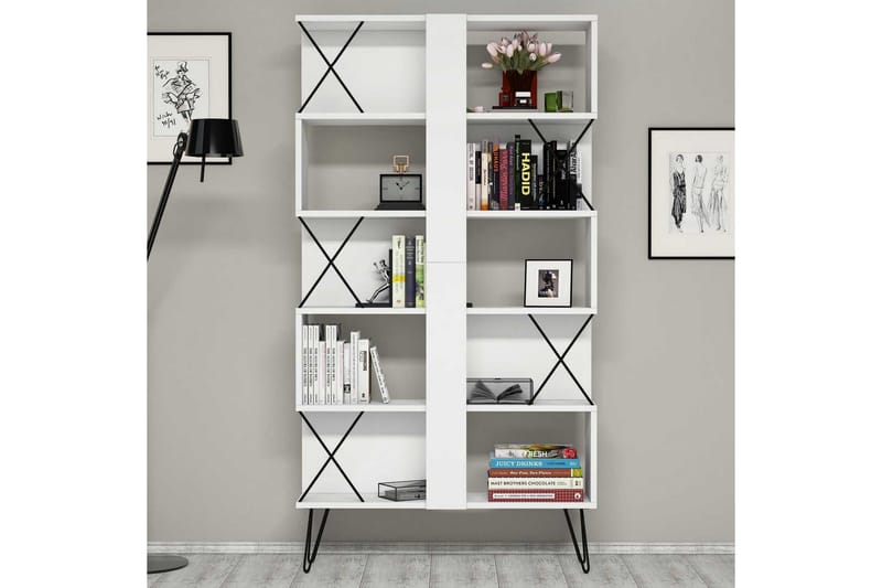 Hovdane Bokhylla 90 cm, Vit