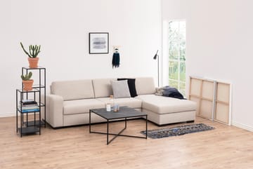 Ikaria Bokhylla 35 cm med 4 Hyllplan i Glas och Metall - Svart - Förvaring - Hyllor - Bokhylla