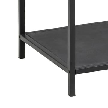 Ikaria Bokhylla 35 cm med 4 Hyllplan i Glas och Metall - Svart - Förvaring - Hyllor - Bokhylla