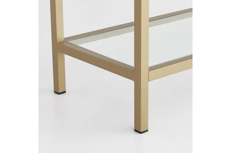 Jorrel Bokhylla 165x80 cm - Guld - Förvaring - Hyllor - Bokhylla