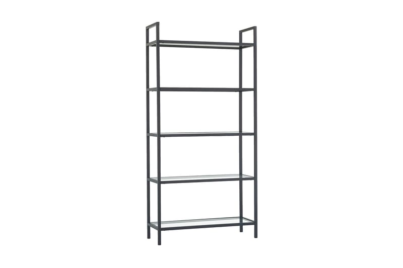 Jorrel Bokhylla 165x80 cm, Svart