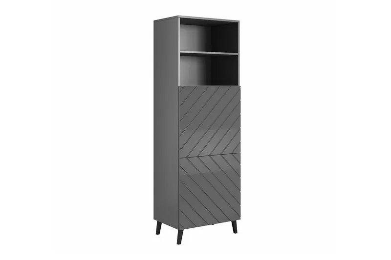 Juniskär Bokhylla 60 cm i Målat Trä, Grå