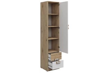 Klacksberg Hylla 40x40x190 cm - Beige/Vit - Förvaring - Hyllor - Bokhylla