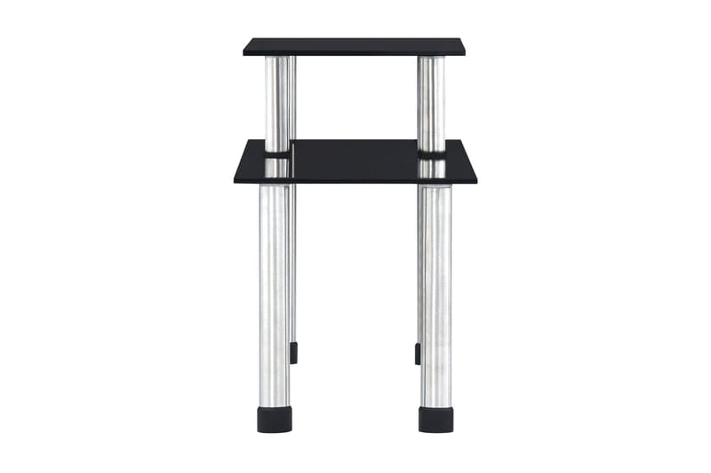 Kökshylla svart 45x16x26 cm härdat glas - Svart - Förvaring - Hyllor - Bokhylla