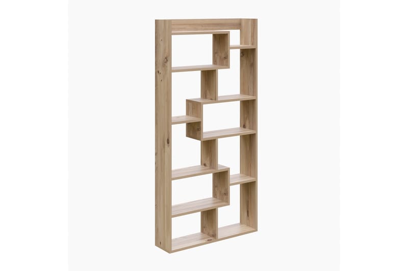 KOMPADY Bokhylla 90x22 cm 5 Hyllor Natur - Förvaring - Hyllor - Bokhylla
