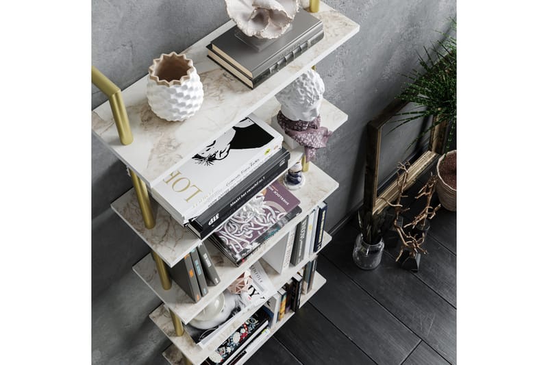 Konsterud Bokhylla - Guld - Förvaring - Hyllor - Steghylla & trapphylla