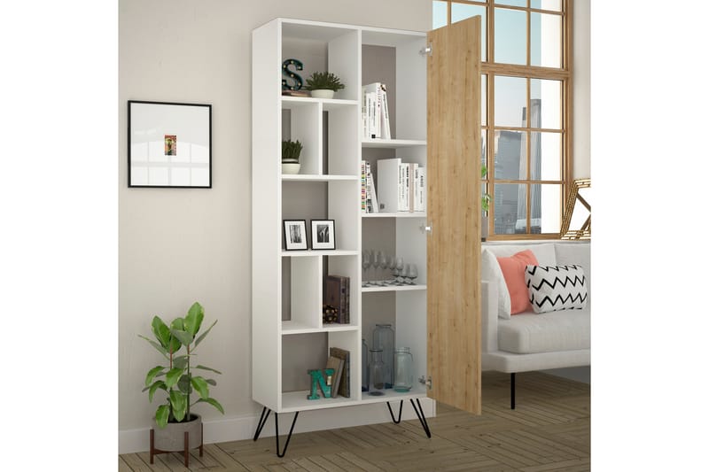 KRAGOM Bokhylla Vit - Vit/Brun - Förvaring - Hyllor - Bokhylla