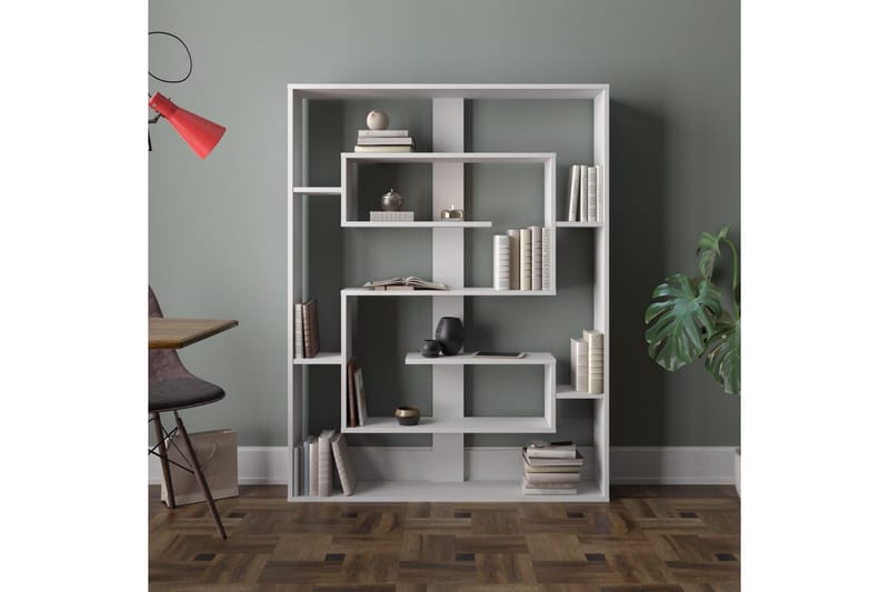 Kussmann Bokhylla 120 cm - Vit - Förvaring - Hyllor - Bokhylla