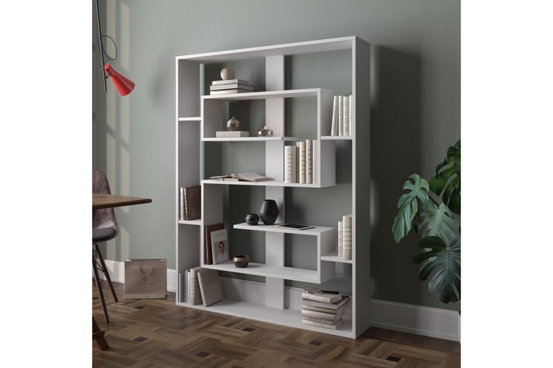 Kussmann Bokhylla 120 cm - Vit - Förvaring - Hyllor - Bokhylla