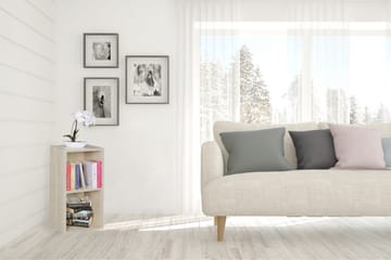 Langriville Bokhylla i Ek - Beige - Förvaring - Hyllor - Bokhylla
