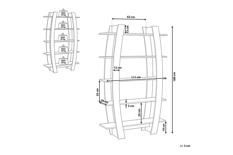 Lemelsjö Hylla - Svart - Förvaring - Hyllor - Bokhylla