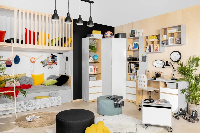 Leokkol Skåp 50 cm - Vit|Trä/natur|Grå - Förvaring - Hyllor - Bokhylla