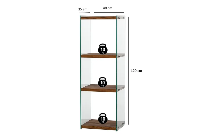 Lepinas Bokhylla 40 cm - Natural - Förvaring - Hyllor - Bokhylla