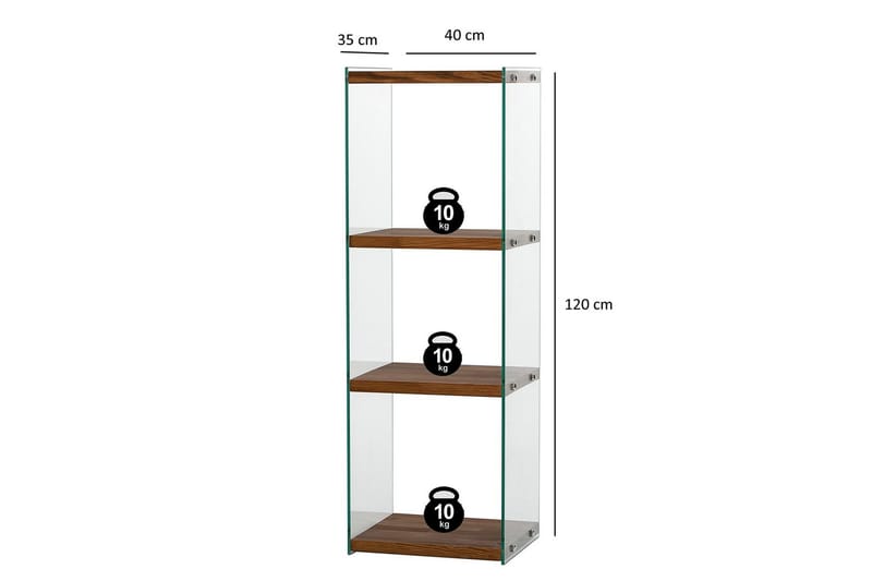 Lepinas Bokhylla 40 cm - Natural - Förvaring - Hyllor - Bokhylla