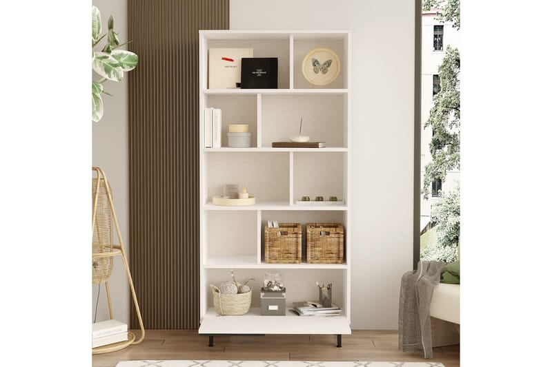 Liyakat Bokhylla 83,9 cm - Vit - Förvaring - Hyllor - Bokhylla