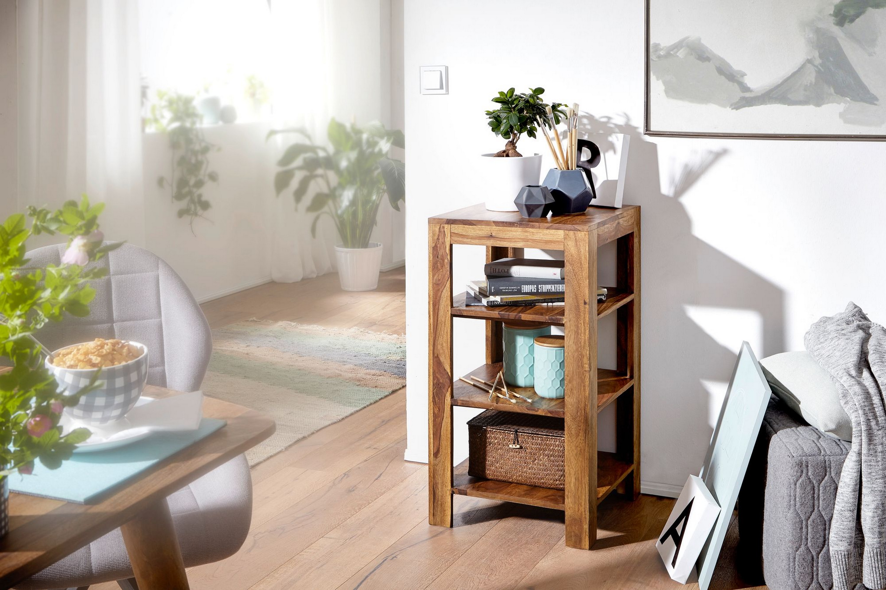 luepo bokhylla brun -