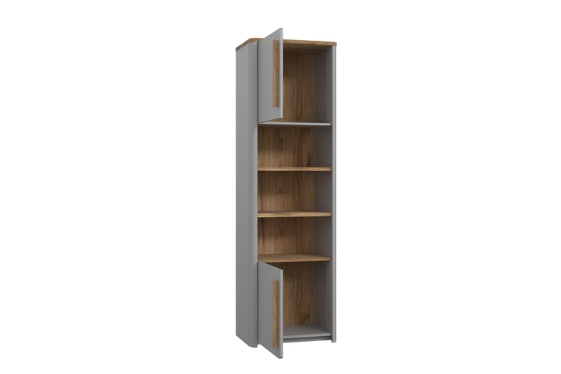 MAGURELE Skrivbord 120 cm Grå/Brun - Förvaring - Hyllor - Bokhylla