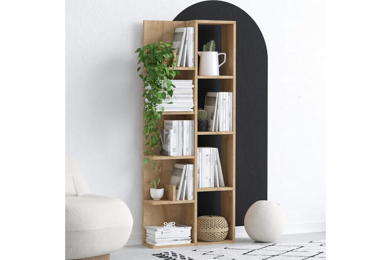 Makhan Bokhylla 60x18 cm Brun - Hanah Home - Förvaring - Hyllor - Bokhylla