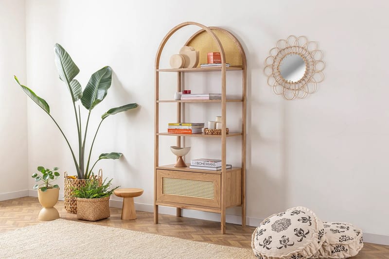 Makwana Bokhylla 75 cm, Natural