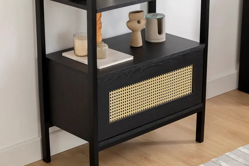 Makwana Bokhylla 76 cm - Svart - Förvaring - Hyllor - Bokhylla