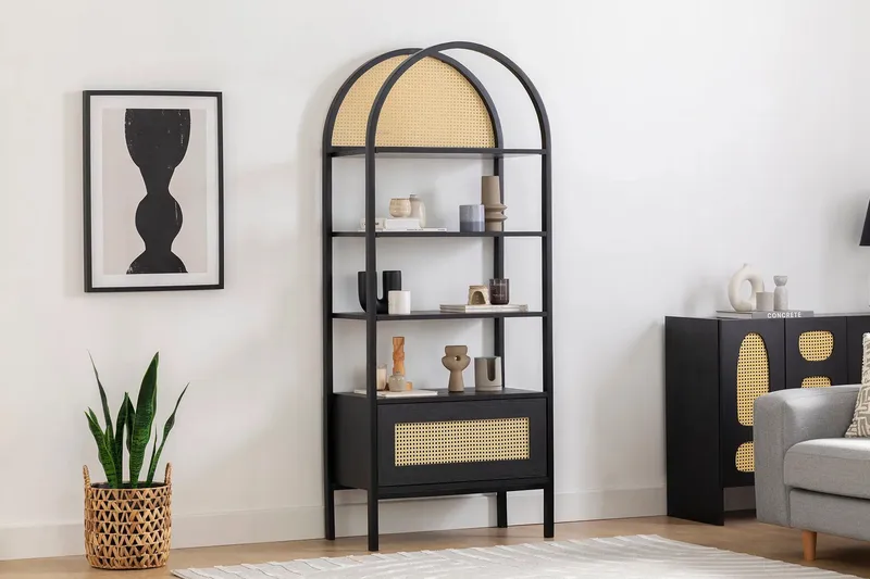 Makwana Bokhylla 76 cm - Svart - Förvaring - Hyllor - Bokhylla