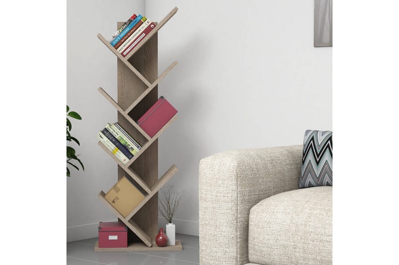 MCKEVITT Bokhylla 46 cm Valnöt - Förvaring - Hyllor - Bokhylla