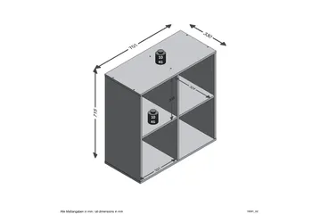Mega Hylla 70 cm - Vit - Förvaring - Hyllor - Bokhylla