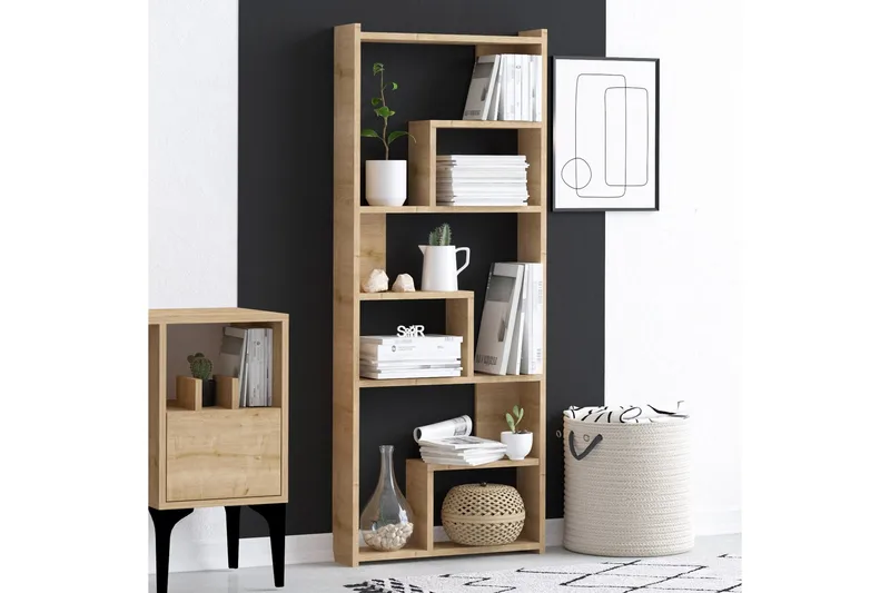 Megg Bokhylla 60x15 cm Brun - Hanah Home - Förvaring - Hyllor - Bokhylla