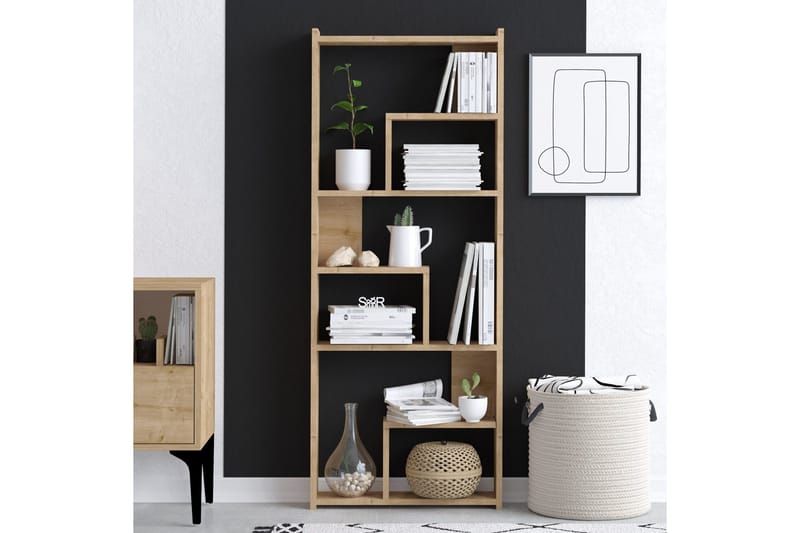 Megg Bokhylla 60x15 cm Brun - Hanah Home - Förvaring - Hyllor - Bokhylla