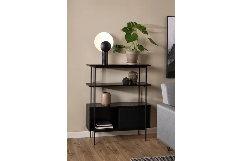 Mehoopany Bokhylla 113,8 cm - Svart - Förvaring - Hyllor - Bokhylla