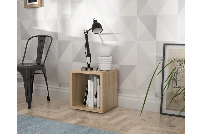 Micheala Bokhylla 40x40 cm - Brun - Förvaring - Hyllor - Bokhylla