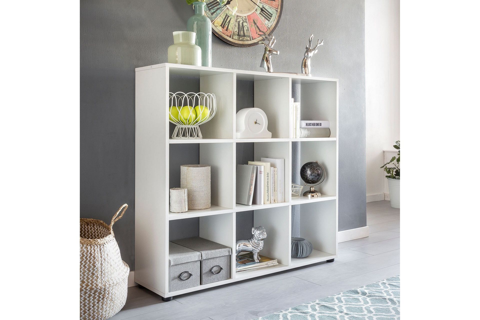 Milahn Bokhylla 108x29 cm - Vit