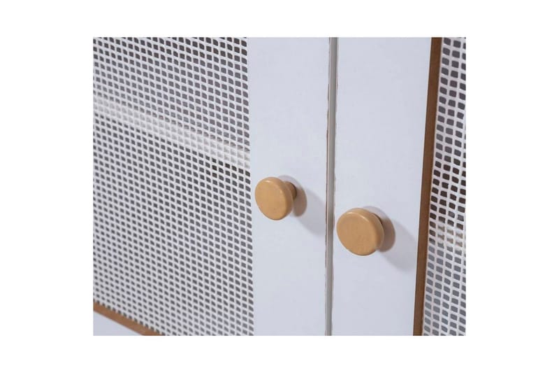 Bokhylla Mjudi Vit / Ek - Vit - Förvaring - Hyllor - Bokhylla