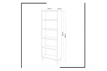 Mod Design Bokhylla Smal - Vit - Förvaring - Hyllor - Bokhylla