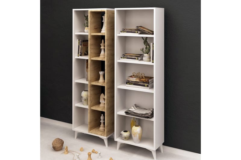 Mod Design Bokhylla - Trä/Vit - Förvaring - Hyllor - Bokhylla
