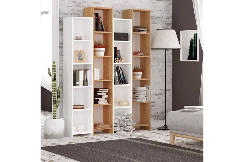 Mod Design Bokhylla - Trä/Vit - Förvaring - Hyllor - Bokhylla