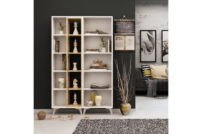 Mod Design Bokhylla - Trä/Vit - Förvaring - Hyllor - Bokhylla