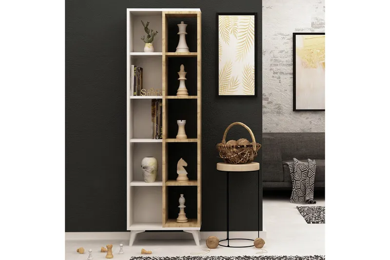 Mod Design Bokhylla - Vit/Trä - Förvaring - Hyllor - Bokhylla