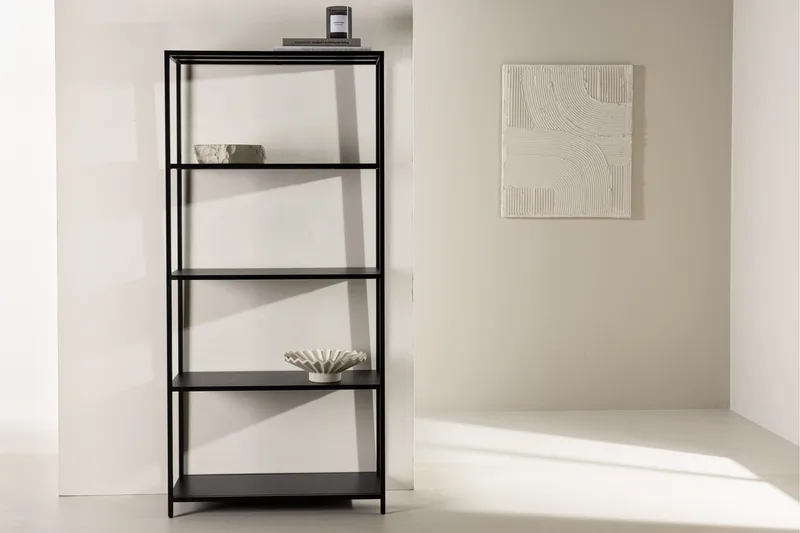 Montevideo Bokhylla 70x30 cm Svart - Förvaring - Hyllor - Bokhylla